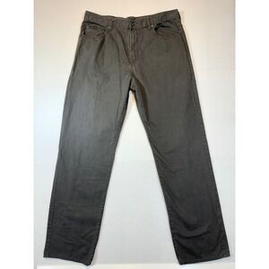 Calvin Klein Jeans Mens Relaxed Straight Leg Black Pants Size 36